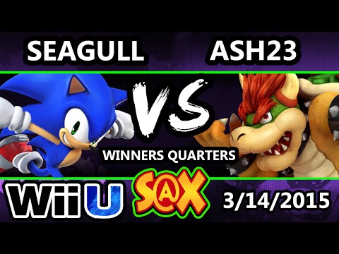 S@X Monthly - NS VGz | Seagull (Sonic) Vs. Ash23 (Bowser) SSB4 WQ - Smash 4 - Smash Wii U