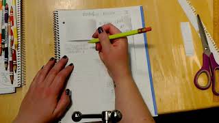 Week 1 Set up our Math Journal + Algebraic Vocabulary Review