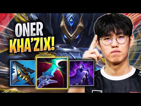 ONER IS A MONSTER WITH KHA'ZIX! - T1 Oner Plays Kha'zix JUNGLE vs Rek'sai! | Season 2023