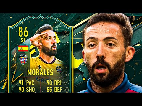 EL COMMANDANTE! 🤩 86 WINTER WILDCARD MORALES PLAYER REVIEW! - FIFA 22 Ultimate Team
