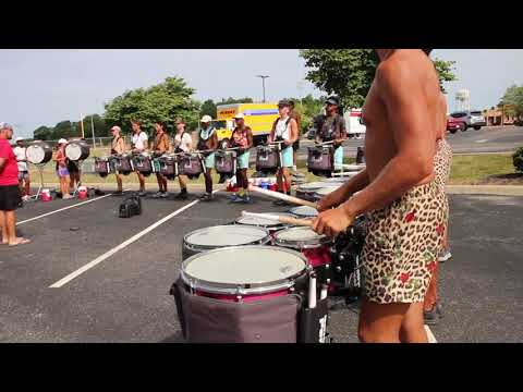 2019 Phantom Regiment Drumline in the Lot