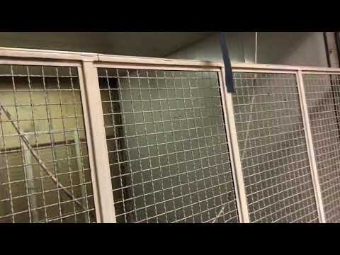 Fast Montgomery Freight Elevator at San Antonio Public Library w/ rattling doors