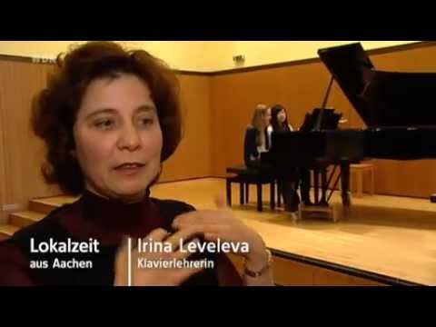 WDR Lokalzeit 03.01.2013 Carolin und Lilian, Irina Leveleva - Klavierunterricht Düsseldorf