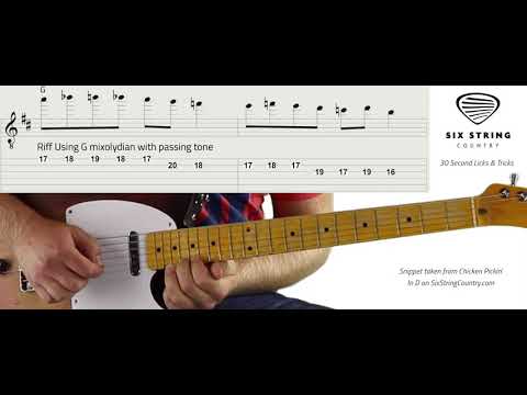 30 Second Licks and Tricks, Vol. 15 - G Mixolydian