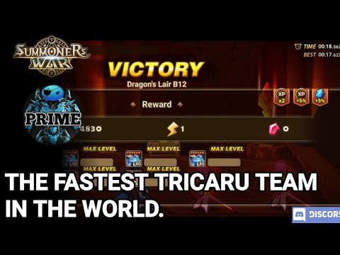 @GenesisPrime The Fastest Tricaru Team In The World. - Summoners War