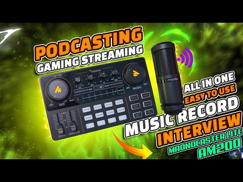 MAONO CASTER Lite AU-AM200-S1 Unboxing and first impression | All-in-All Podcast | Streaming Best!