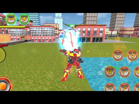 Flying Dragon Robot Car - Robot Transforming Games #03 Android Gameplay