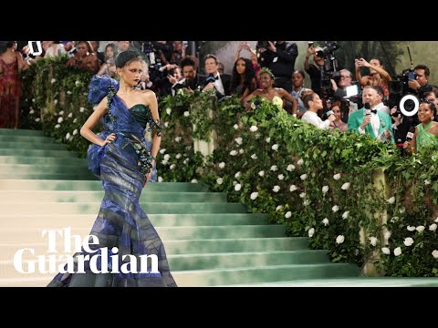 Celebrities walk the red carpet for the 2024 Met Gala – watch live