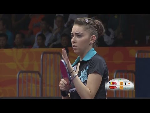 Bernadette SZOCS ROU Shiwen LIU  CHN - WTTC 2015 Suzhou [HD][Full Match]