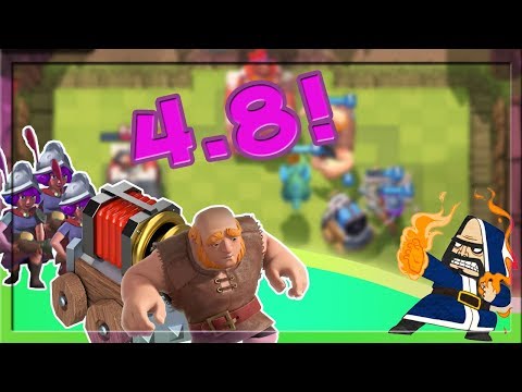 ROCKET BAIT DECK?! || Clash Royale Giant 3 Muskeer Sparky Deck