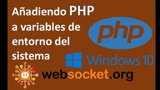 Agregar php a variables de entorno del sistema | Windows 10