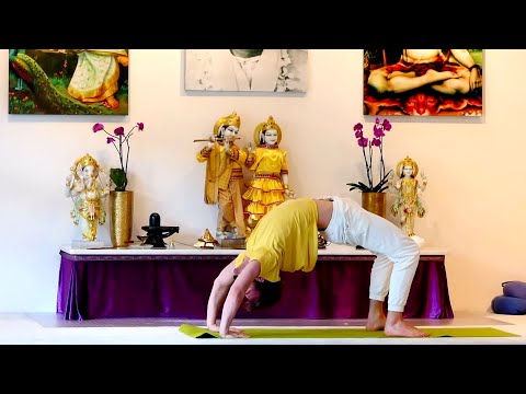 Yogastunde Mittelstufe "EXAKT" mit Adrian - Yoga Vidya Ashram Live - 9:15 Uhr 08.01.2022