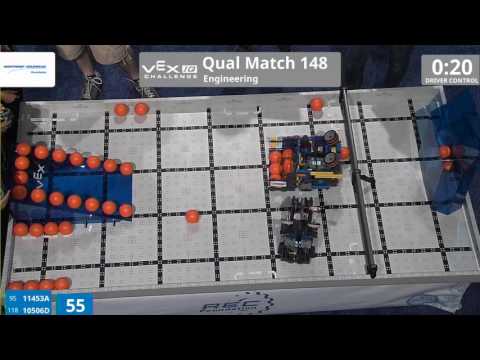 VEX Worlds 2016 - VEXIQ Elementary School - Engineering - Qual 148 (11453A 10506D) 55