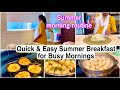 Productive Summer Morning Routine in Canada/ Easy Summer breakfast