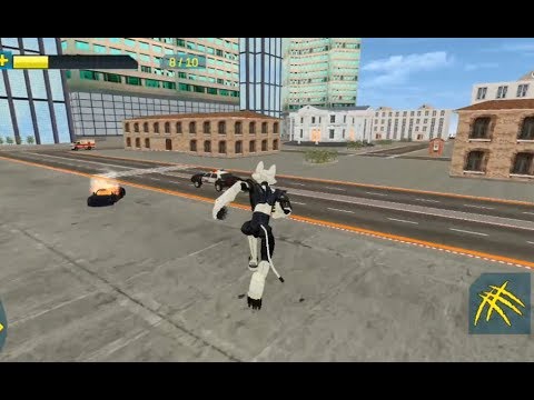 New Cat Robot Car Transformation Part-6 | Rescue City Cat Robot Car Android GamePlay | By Game Crazy