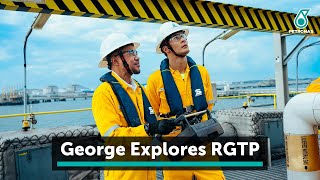 George Russell Explores Regasification Terminal Pengerang