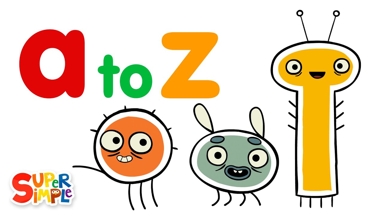 Alphabet For Kids | Learn Letters a to z with Pratfall ABCs | Super Simple ABCs