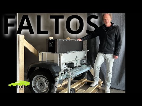 Faltos - der Anhänger, der keinen Nachbarn nervt     #Faltanhänger