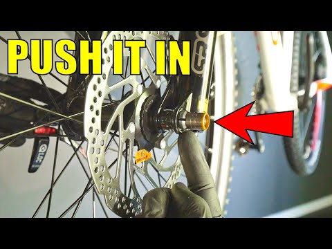 How To Open This Weird Through Axle... SR Suntour Q-Loc Release Installation And Removal Guide.