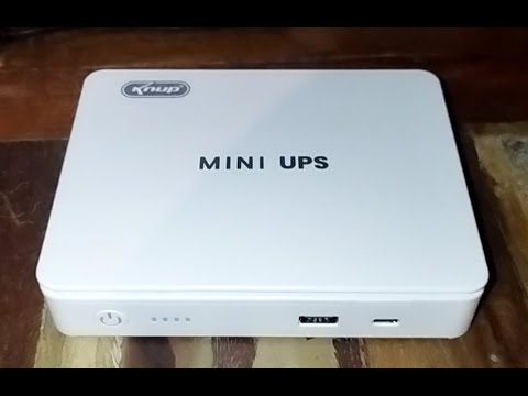 Review e Primeiras impressões com KNUP Mini UPS KP-588