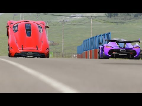 Koenigsegg Jesko vs Koenigsegg Regera at Highlands