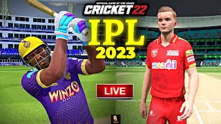 IPL 2023 PBKS vs KKR T20 Match - Cricket 22 Live - RtxVivek