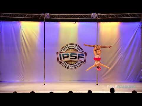 Doubles Maria Eugenia Plaza & Sergio Chan of Mexico - IPSF World Pole Sports Championships 2018