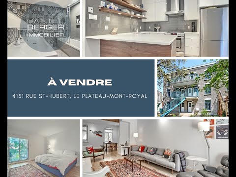 Bienvenue dans notre visite virtuelle du 4151 rue St-Hubert, Montréal