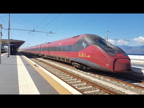 Treno Alta Velocità NTV Italo Evo ETR675 11 Italo 8191 Roma Termini-Reggio di Calabria Centrale