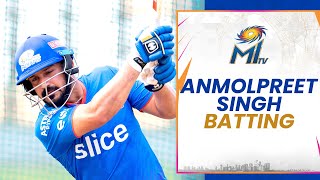 Anmolpreet Singh batting session | Mumbai Indians