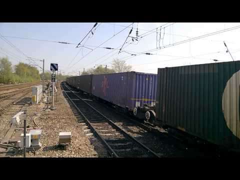 (HD) DRS 66302 passing Wigan on 4S44 23/4/2015