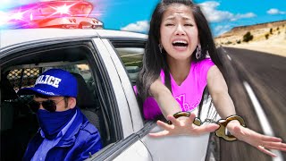 I GOT ARRESTED &amp; Must ESCAPE COP CAR in 24 Hours or be Trapped in Prison