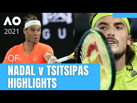 Rafael Nadal vs Stefanos Tsitsipas Full Match Highlights (QF) | Australian Open 2021