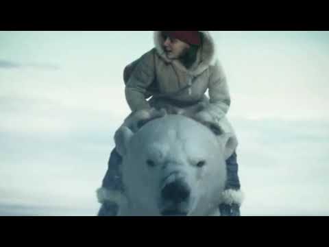His Dark Materials — Lyra riding Iorek