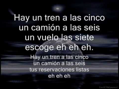 hay un tren a las cinco- joan sebastian letra