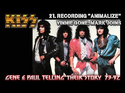 Part 21, KISS - Recording "Animalize"... Vinnie Vincent gone, Mark St. John in  (R.I.P.)