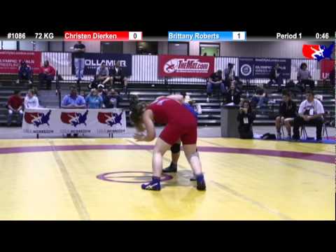 2011 U.S. Open SAT WM 72 KG: Christen Dierken vs. Brittany Roberts Cons. Semi