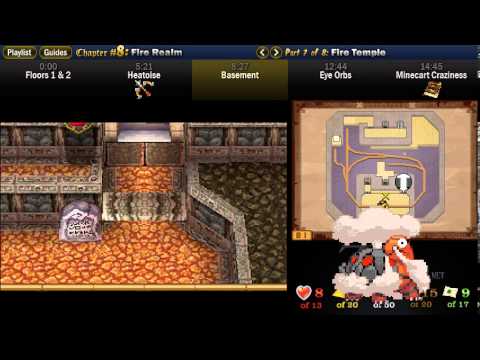 Legend of Zelda Spirit Tracks Walkthrough 08 (7/8) "Fire Realm: Fire Temple"