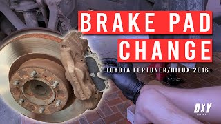 Toyota Fortuner/Hilux Brake Pad Replacement | DIY with UAZAP