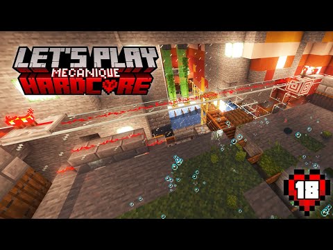 Produire de la Bonemeal à l'infini et AFK -  Let's Play Mécanique Minecraft Survie Hardcore (#18)