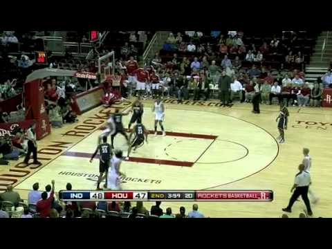 Pacers vs. Rockets (Luis Scola records 23 points and 11 rebounds)