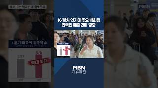 [이슈 직진] K-컬처 인기에 주요 백화점 외국인 매출 2배 '껑충' #shorts #뉴스센터 | MBN 260426 방송