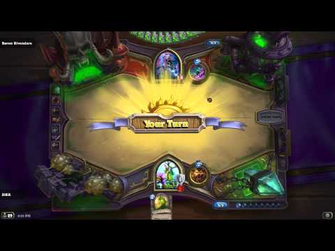 Curse of Naxxramas - Druid vs Heroic Baron Rivendare (The Four Horsemen)
