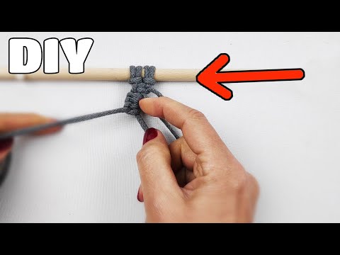DIY Macrame Wall Hanging Tutorial Home Decor Idea
