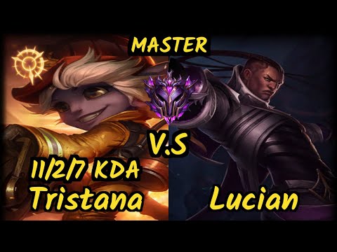 PNG Matsu (TRISTANA) vs LUCIAN - 11/2/7 KDA BOTTOM ADC GAMEPLAY - BR Ranked MASTER