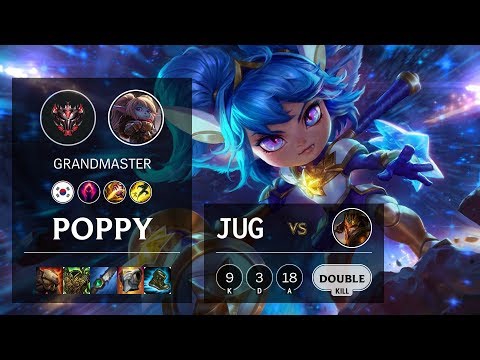 Poppy Jungle vs Jarvan IV - KR Grandmaster Patch 10.6