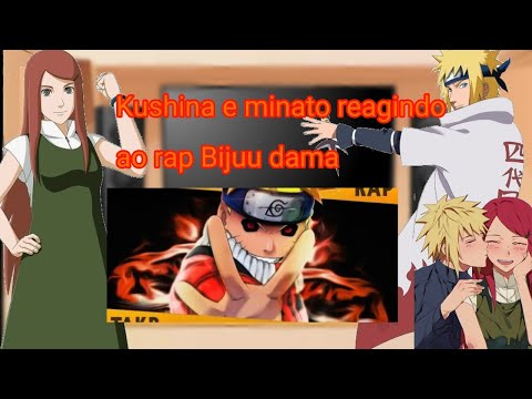 {🥀kushina e Minato🥀}{🦋Reagindo ao rap Bijuu dama🦋} {❤Bianka_chan🖤} {Gacha edition}