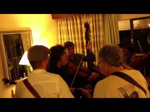 4 fiddlers play Big Mon at the Great 48 CBA bluegrass jam