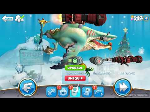 ATOMIC SHARK Vs GIANT SQUID COLOSSAL SQUID BOSS || Hungry Shark World