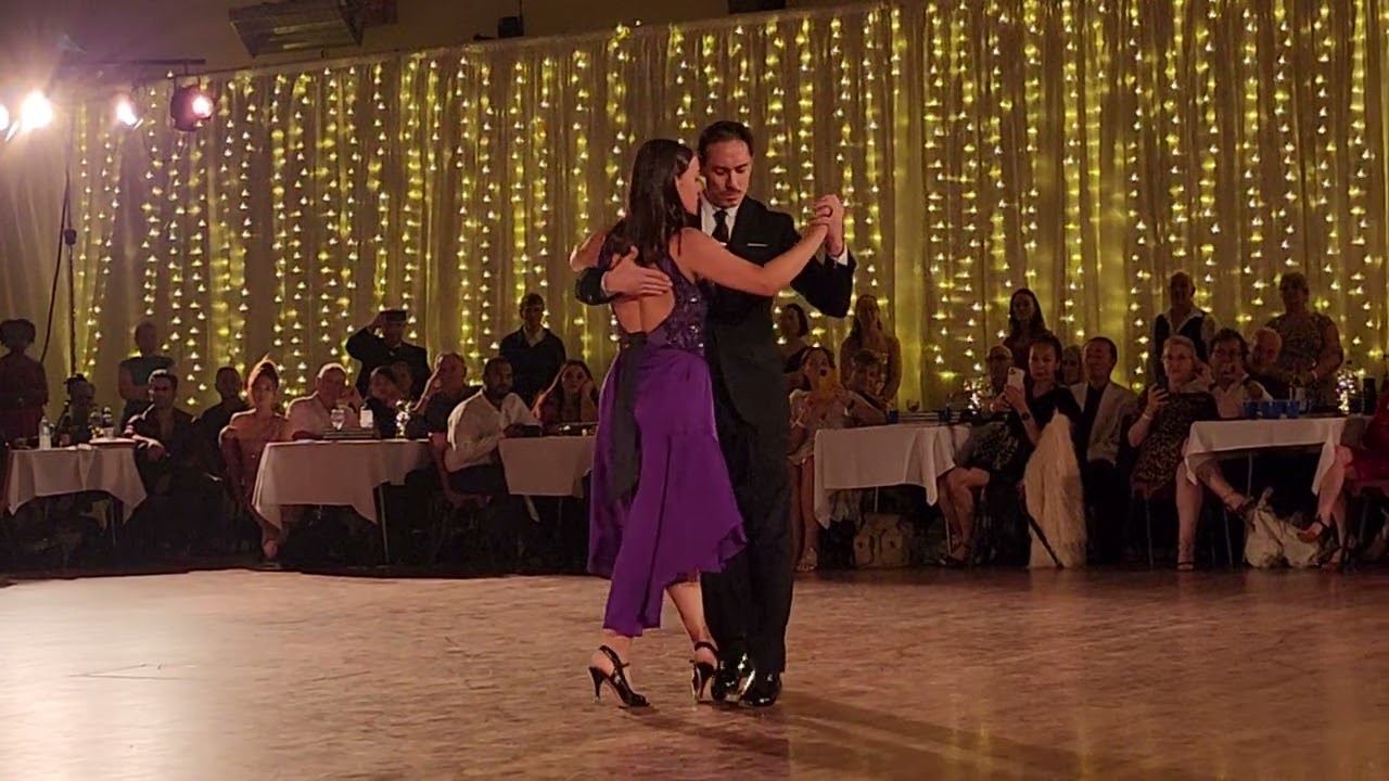 Johana Copes and David Palo performance 1/2 at the New Zealand Tango Festival, 1/07/2023